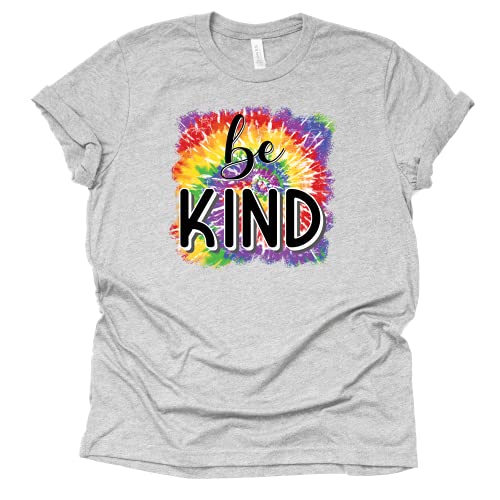 Be Kind Tie-Dye Graphic Shirt in Vibrant Colors