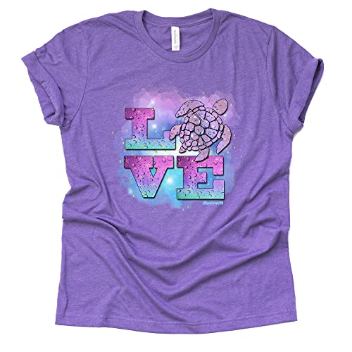 Love Turtle Graphic Shirt - Stylish Eco-Friendly Tee