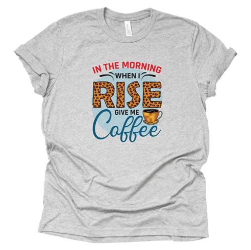 Coffee Quotes Print T-Shirt for Women – Funny Casual Tee