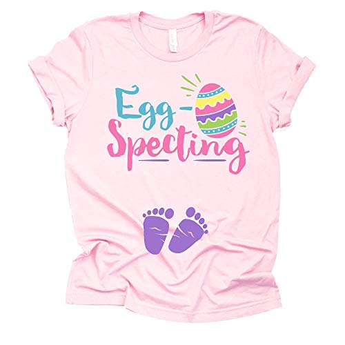 Egg Specting Easter Pregnancy Announcement Shirt