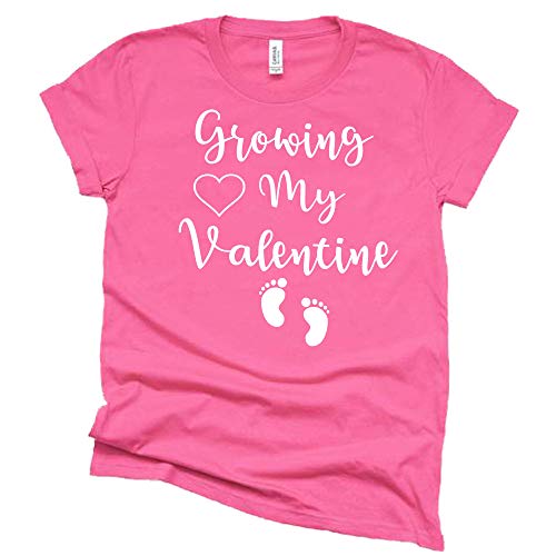 Growing My Valentine Shirt - Pregnancy Announcement Tee