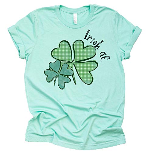 Irish AF St Patrick's Day Shamrock T-Shirt for Celebrations