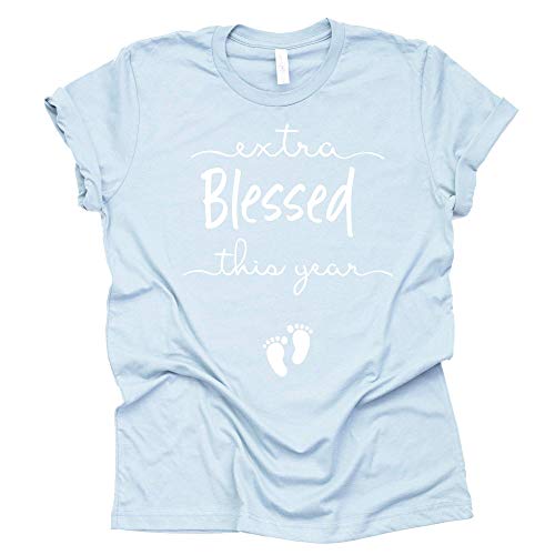 Extra Blessed This Year Shirt – Adorable Pregnancy Tee