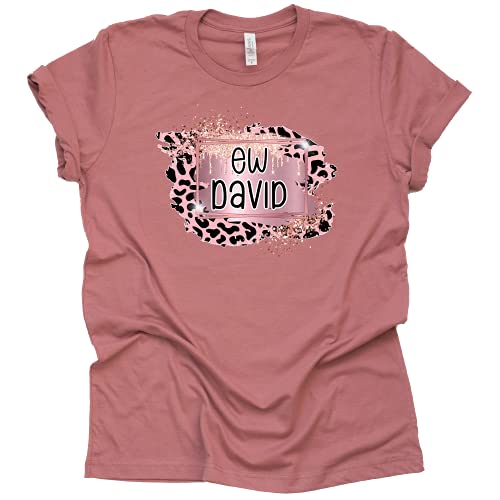 Ew David Leopard Print Schitt's Creek T-Shirt – Trendy Look