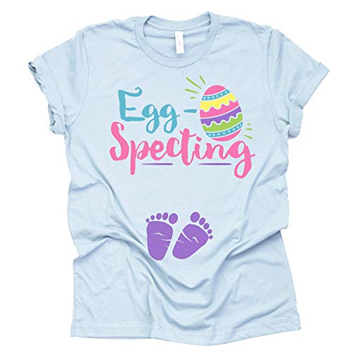 Egg Specting Easter Pregnancy Announcement Shirt