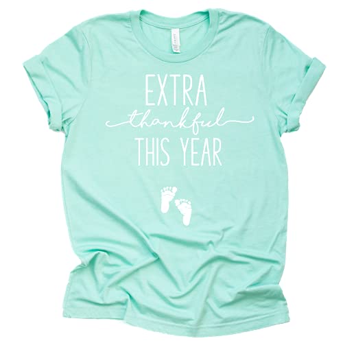 Thanksgiving Pregnancy Announcement Shirt - Extra Thankful