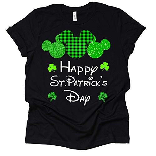 Mickey St Patrick's Day Plaid Shirt – Festive Fun!
