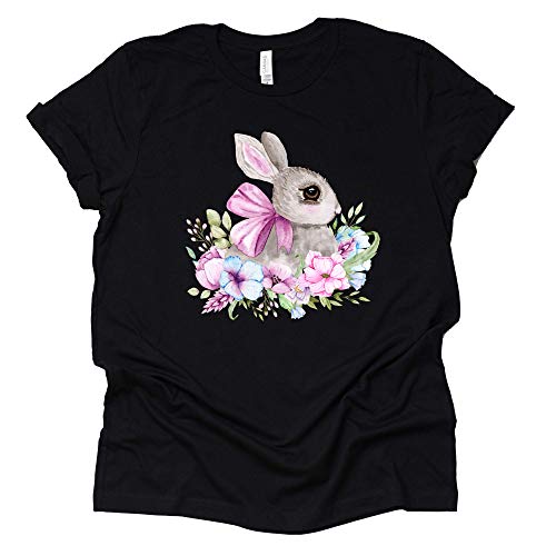 Easter Watercolor Bunny Shirt – Cute Women's Tee