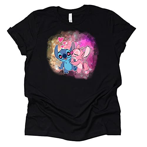 Stitch and Angel Kiss Disney Shirt | Cute Vacation Apparel