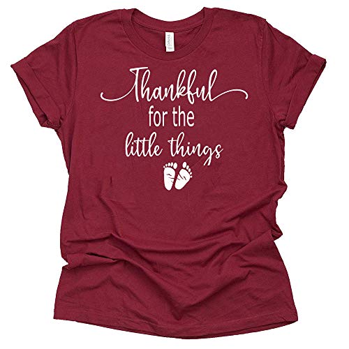 Thankful for The Little Things Shirt - Pregnancy Announcement