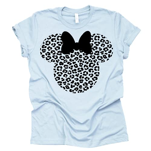 Leopard Minnie Shirt - Stylish Animal Graphic Tee