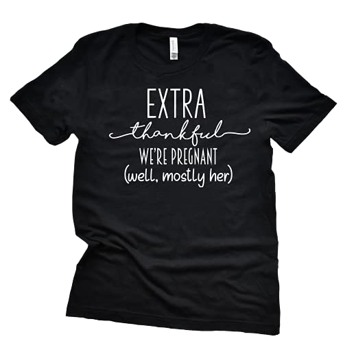 Thanksgiving Pregnancy Announcement Shirt - Extra Thankful