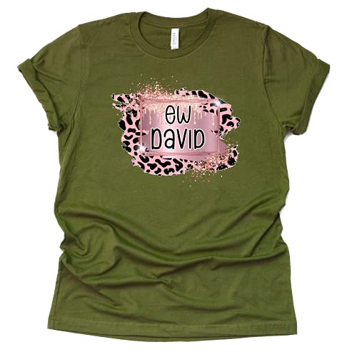 Ew David Leopard Print Schitt's Creek T-Shirt – Trendy Look