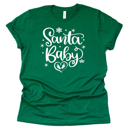 Santa Baby Shirt | Holiday Pregnancy Announcement Tee