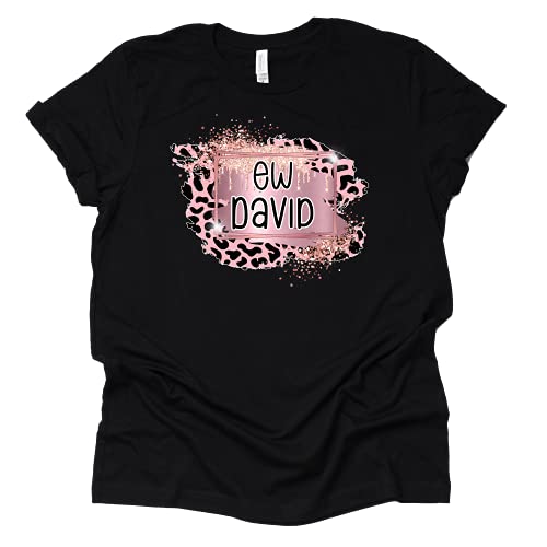 Ew David Leopard Print Schitt's Creek T-Shirt – Trendy Look