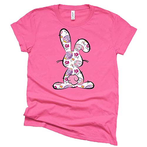 Floral Bunny Shirt for Festive Easter Celebrations