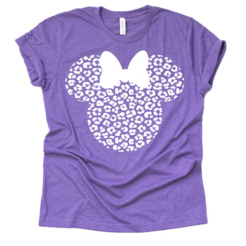 Leopard Minnie Shirt - Stylish Animal Graphic Tee