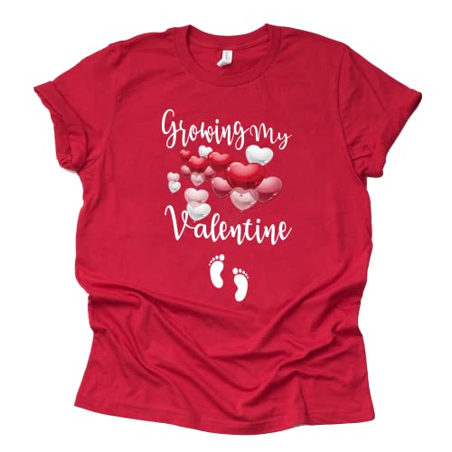 Growing My Valentine Pregnancy Announcement Shirt
