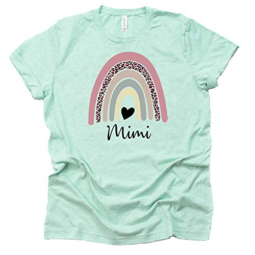 Rainbow Mimi Shirt - Stylish Leopard Printed Tee