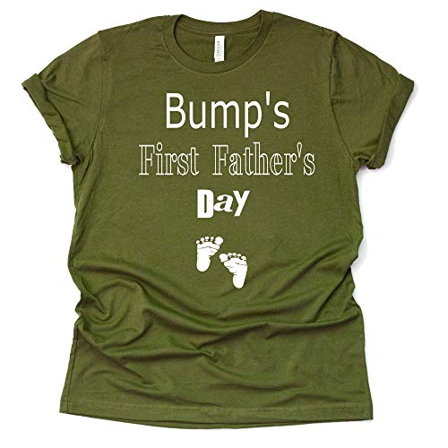 Bump's First Father's Day Shirt | Fun Pregnancy Shirt