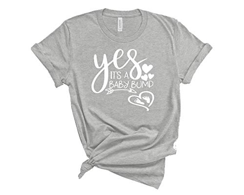 Yes It's a Baby Bump Pregnancy Announcement Shirt