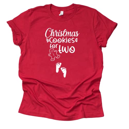 Christmas Cookies for Two Pregnancy Announcement Shirt