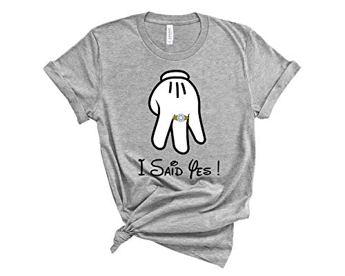 I Said Yes Engagement Graphic Tee for Celebrations