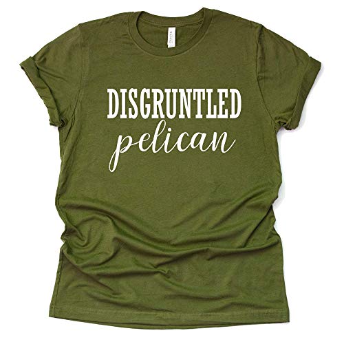 Disgruntled Pelican Graphic Tee - Casual Fun Shirt