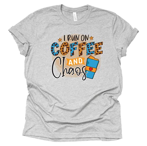 Coffee and Chaos Graphic T-Shirt for Women