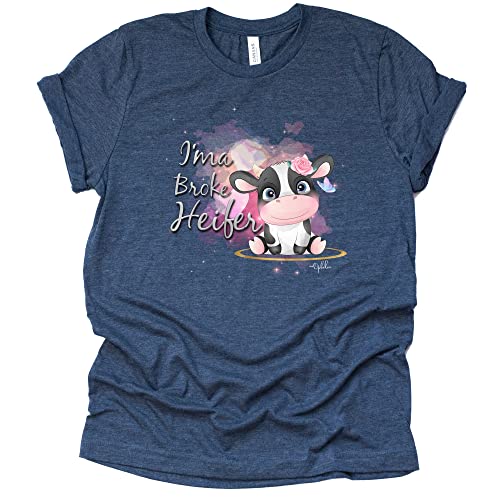 Ophelia Nichols 'I'm a Broke Heifer' T-Shirt