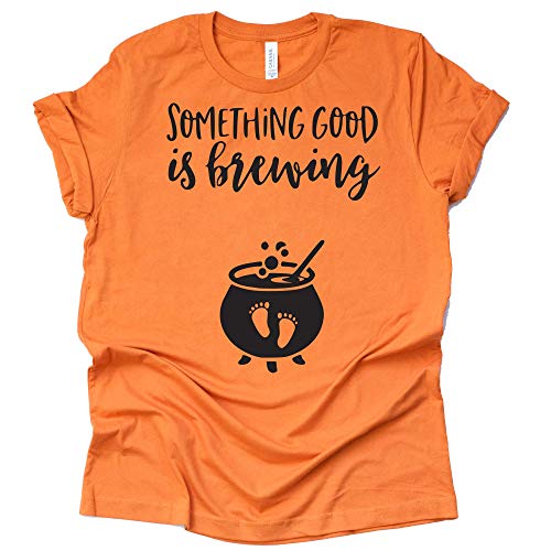 Something Good is Brewing Halloween Pregnancy Shirt