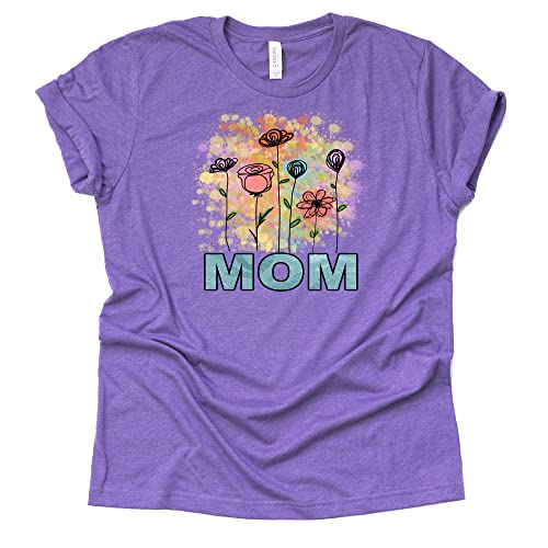 Wildflower Mom Shirt - Stylish Floral Tee for Women