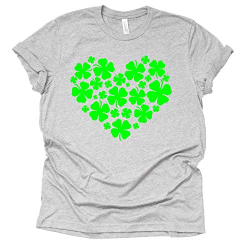 Shamrock Heart Shirt | St Patrick's Day Clover T-Shirt