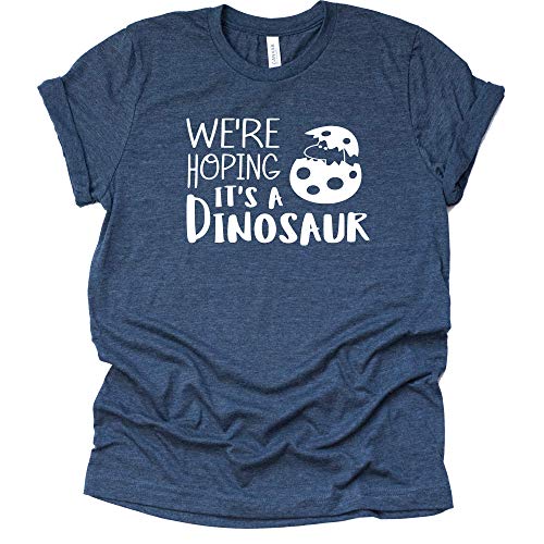 Dinosaur Pregnancy Announcement Shirt - Fun Short Sleeve Tee