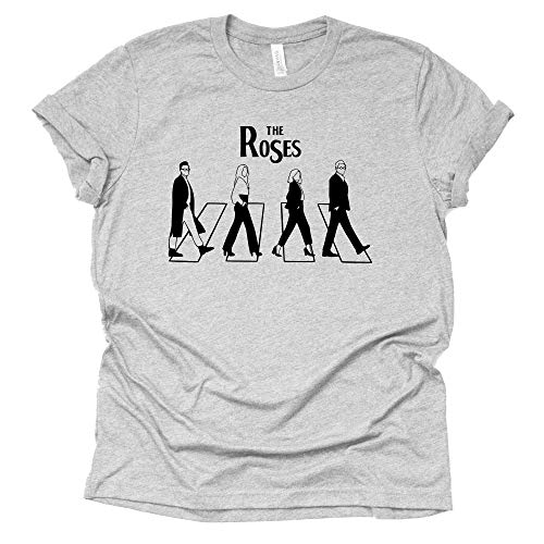 Roses Graphic T-Shirt for Women – Casual Short Sleeve Tee