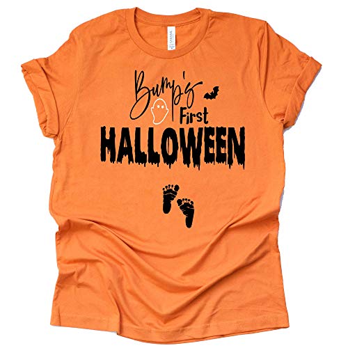 Bump's First Halloween Shirt - Cute Pregnancy Announcement Tee