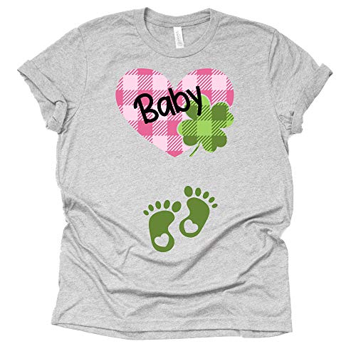 Baby Clover Heart Shirt - St Patrick's Day Tee