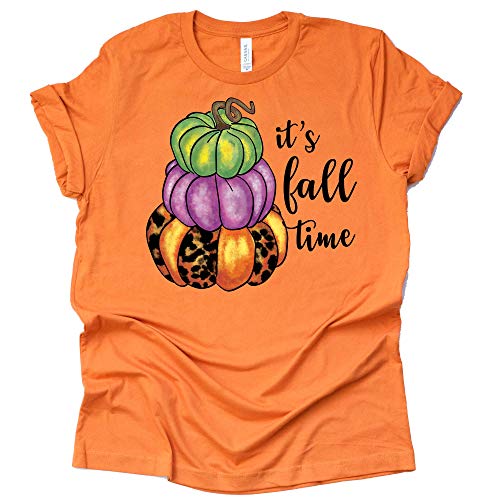 Fall Stacked Pumpkins T-Shirt for Thanksgiving 🎃