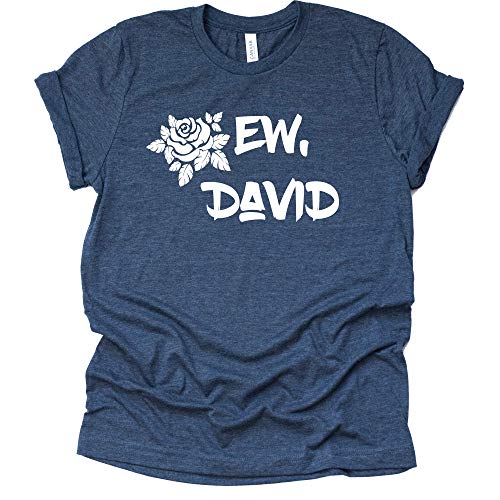 Ew David Rose T-Shirt | Casual Short Sleeve Graphic Tee
