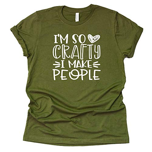 I'm So Crafty Shirt | Fun Pregnancy Announcement Tee