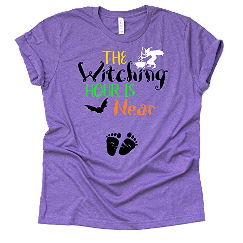 The Witching Hour is Near Shirt – Halloween & Pregnancy Tee