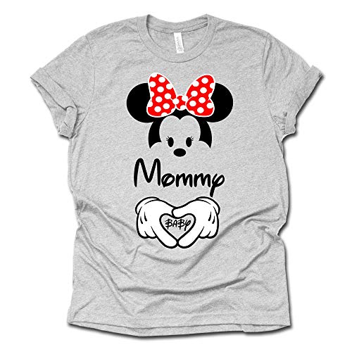 Disney Couple Matching Pregnancy Announcement Shirts
