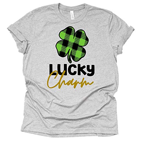 Buffalo Plaid Lucky Charm St. Patrick's Day T-Shirt