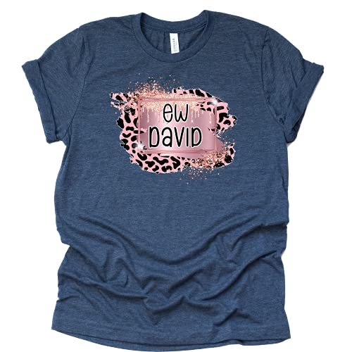 Ew David Leopard Print Schitt's Creek T-Shirt – Trendy Look