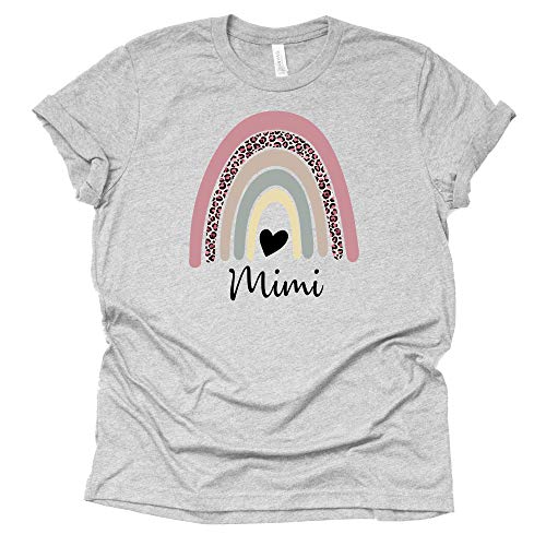 Rainbow Mimi Shirt - Stylish Leopard Printed Tee