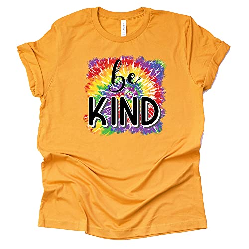 Be Kind Tie-Dye Graphic Shirt in Vibrant Colors