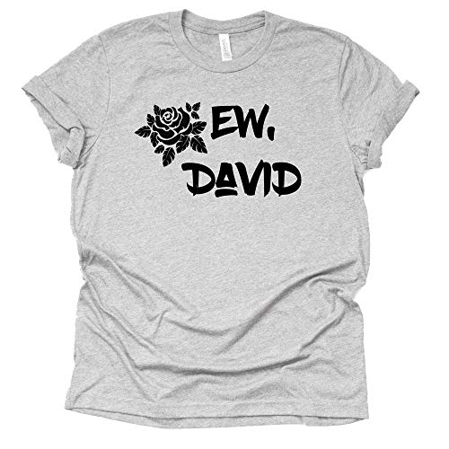 Ew David Rose T-Shirt | Casual Short Sleeve Graphic Tee