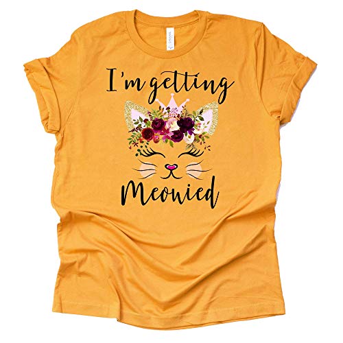 I'm Getting Meowied Shirt – Funny Cat Bridal Top