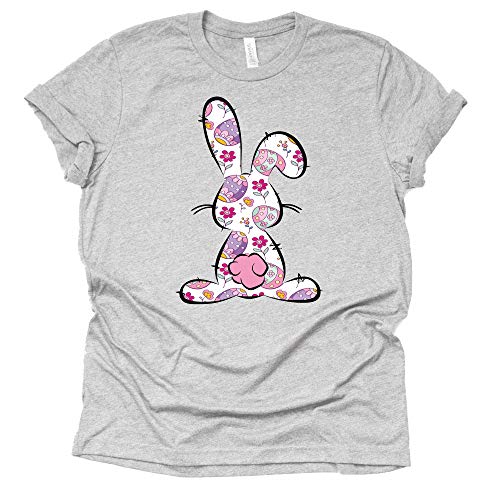 Floral Bunny Shirt for Festive Easter Celebrations