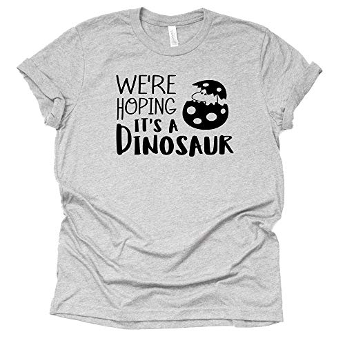 Dinosaur Pregnancy Announcement Shirt - Fun Short Sleeve Tee